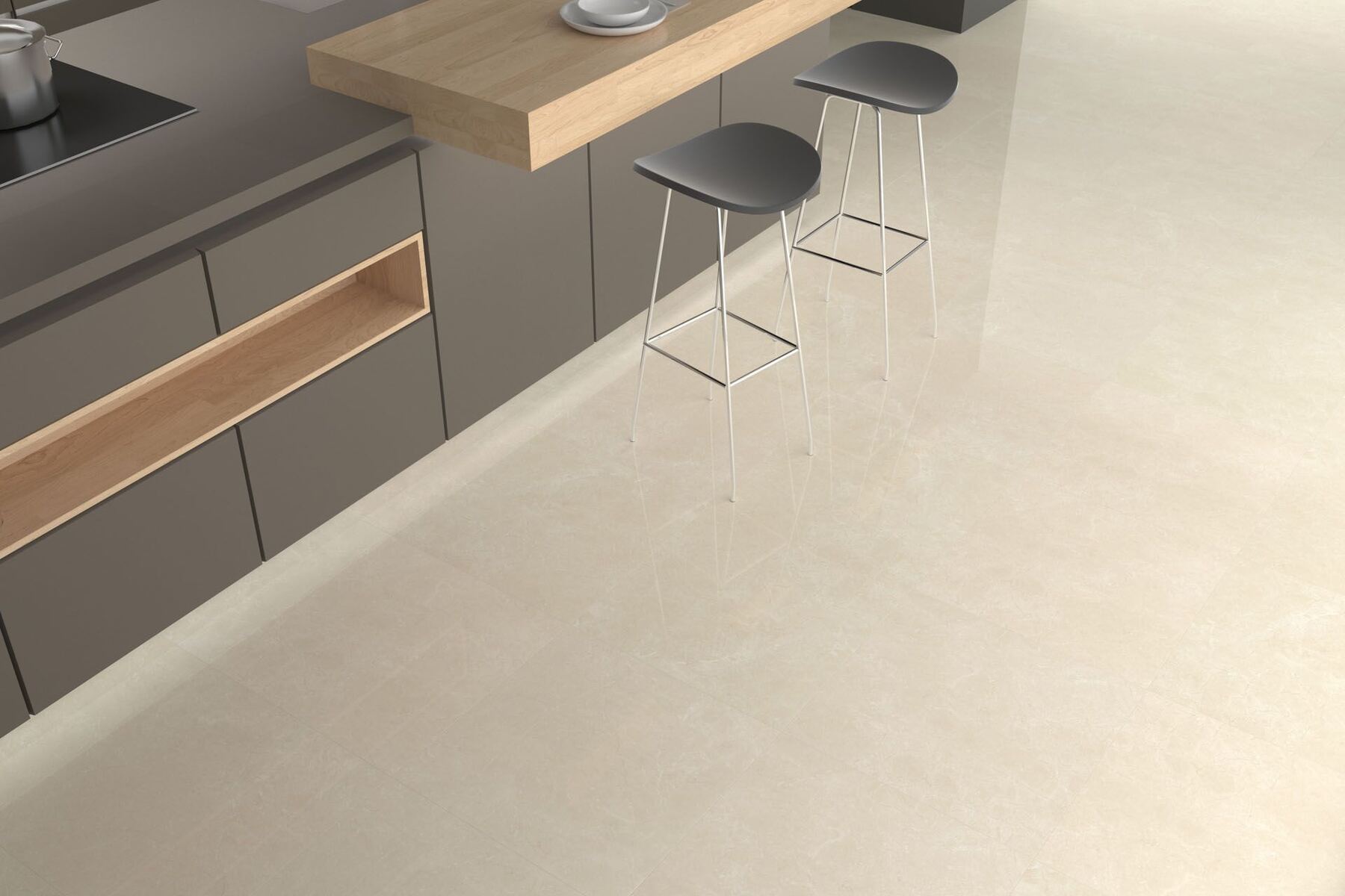 Crema Marfil, carrelage grès cérame par TAU