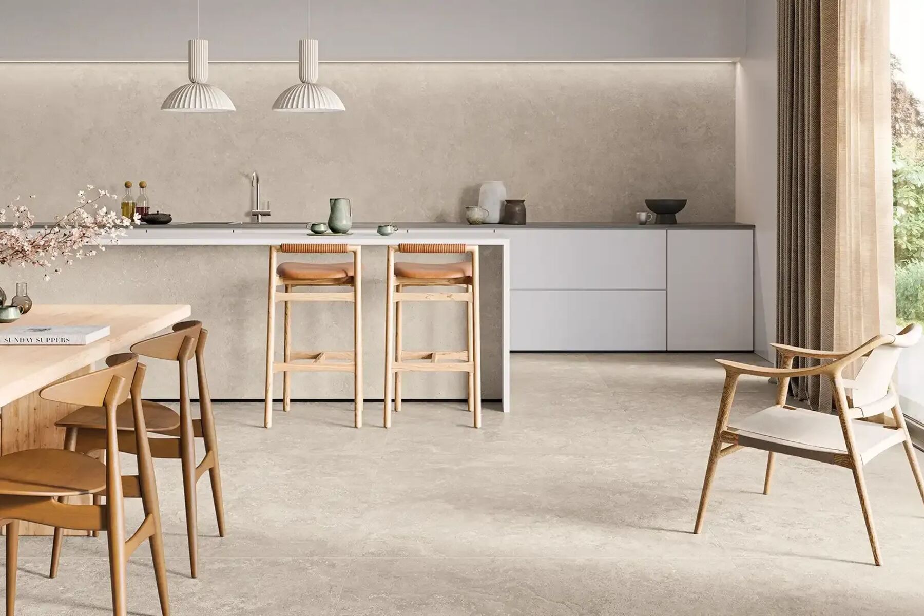 Trevi, carrelage grès cérame par Keope