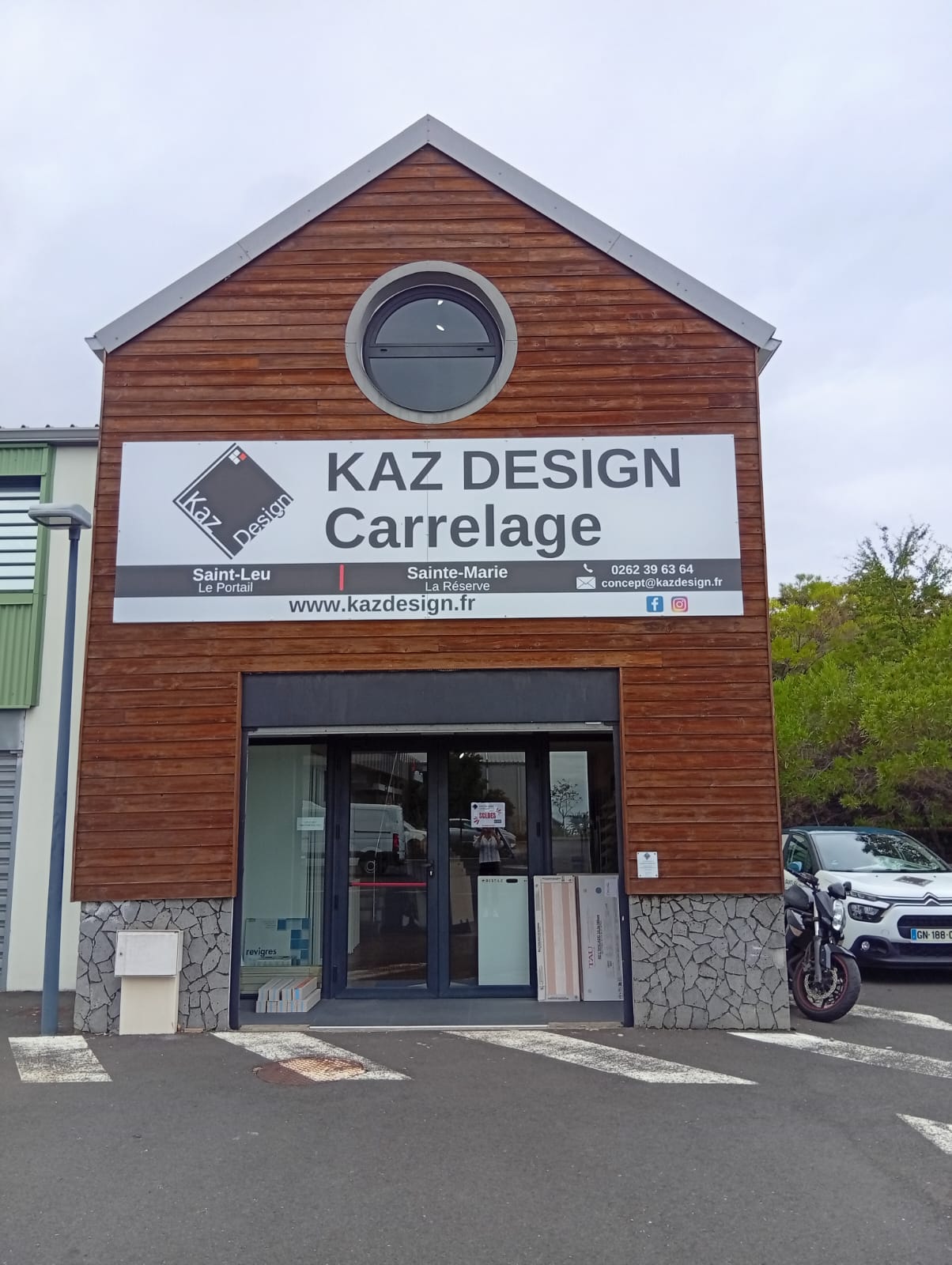 Magasin de carrelage KazDesign Saint-Leu